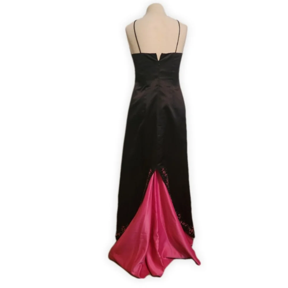 Morgan & Co. Black & Pink Formal Dress - Picture 3 of 7
